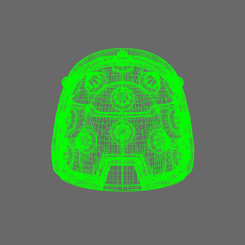 Space Knights V4 Savage Studded Shoulder Pads Type C