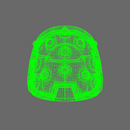 Space Knights V4 Savage Studded Shoulder Pads Type C - Only-Games