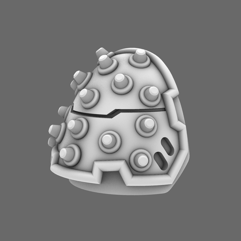 Space Knights V4 Savage Studded Shoulder Pads Type D X 10