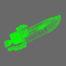 Cyber Samurai Butterfly Style Eletro Sword LEFT X 10 - Only-Games