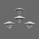 Cyber Samurai V10 Jingasa Helmets X 10