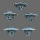 Cyber Samurai V10 Jingasa Helmets X 10