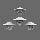 Cyber Samurai V10K Skull & Oni Jingasa Helmets X 10