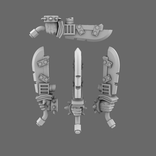Space Orcs Machetes RIGHT - Only-Games