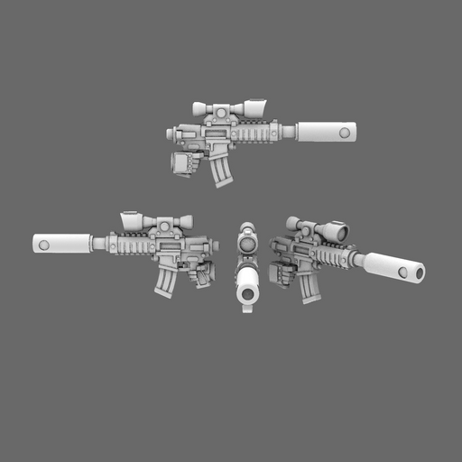 Space Knights AR Style Huntsman Rifle RIGHT - Only-Games