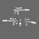 Space Knights AR Style Huntsman Rifle LEFT X 10 - Only-Games