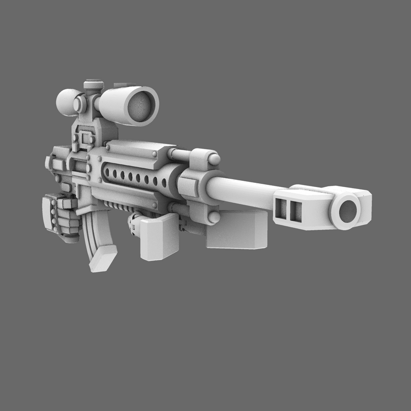 Space Knights AR Style Sniper Rifle RIGHT X 10 - Only-Games
