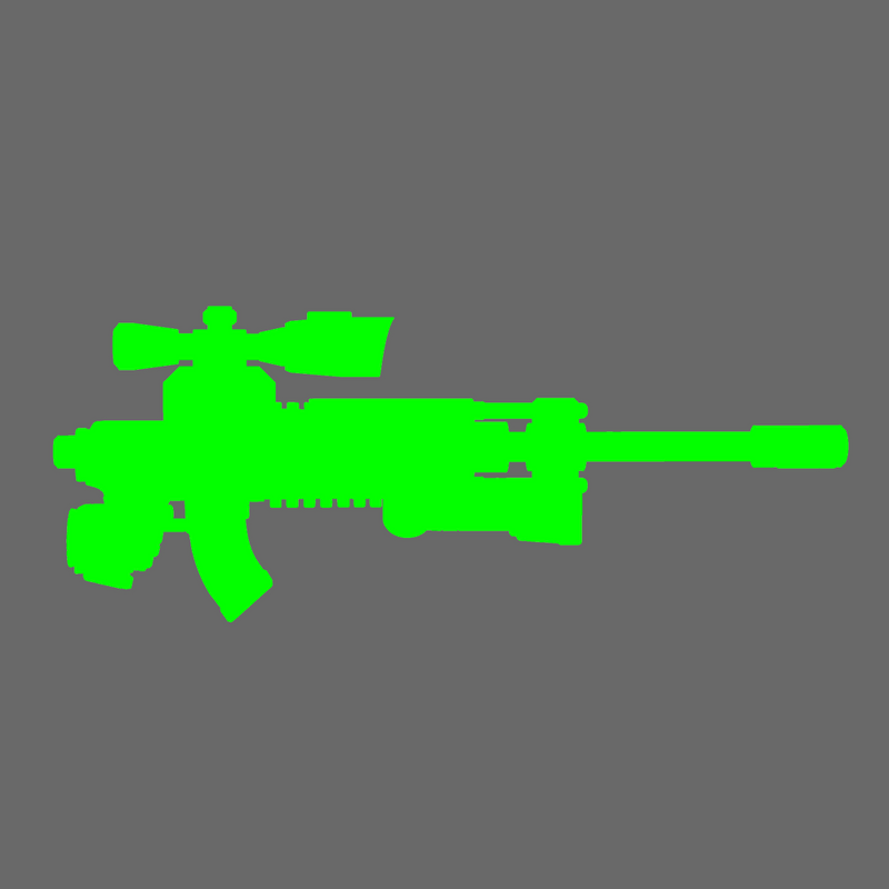 Space Knights AR Style Sniper Rifle RIGHT X 10 - Only-Games