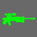 Space Knights AR Style Sniper Rifle RIGHT - Only-Games