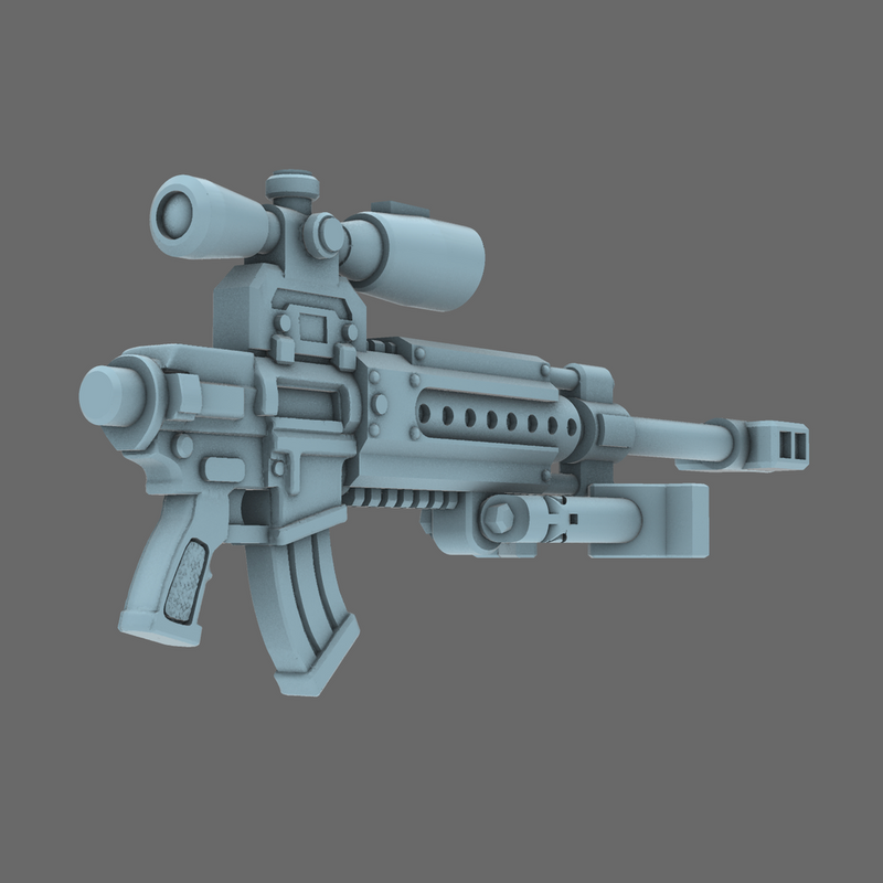 Space Knights AR Style Sniper Rifle NOHAND X 10 - Only-Games