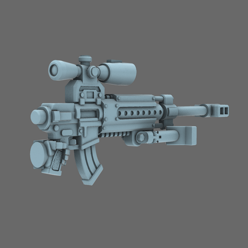 Space Knights AR Style Sniper Rifle LEFT X 10 - Only-Games
