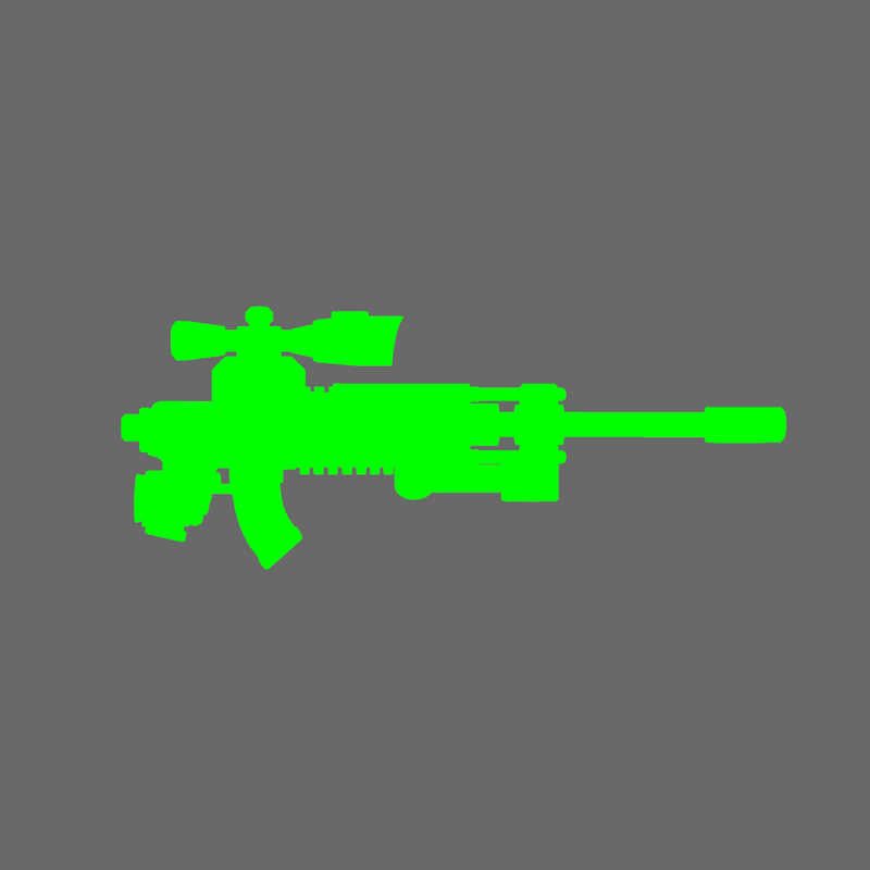 Space Knights AR Style Sniper Rifle LEFT X 10 - Only-Games