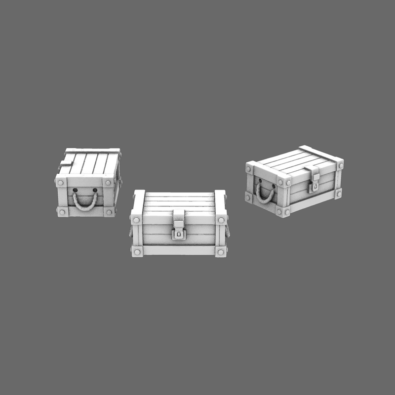 BWTF Scenic Small Wooden Crates - Only-Games