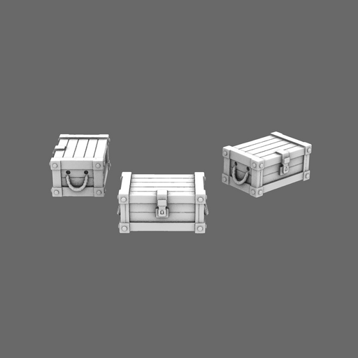 BWTF Scenic Small Wooden Crates - Only-Games