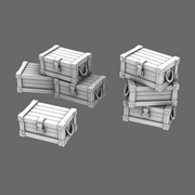 BWTF Scenic Small Wooden Crates - Only-Games