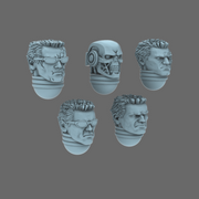 Space Knights Cyborg Heads X 10 - Only-Games