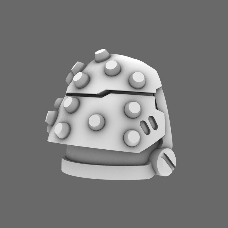 Space Knights V5 Defiance Studded Shoulder Pads Type A X 10 - Only-Games