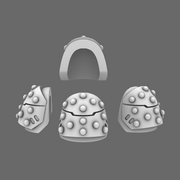 Space Knights V6 Stroud Studded Shoulder Pad Type B X 10 - Only-Games