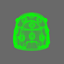 Space Knights V6 Stroud Studded Shoulder Pad Type C