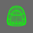 Space Knights V6 Stroud Smooth Shoulder Pad Type D X 10