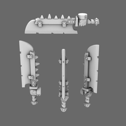 Space Orcs Cleavers LEFT - Only-Games
