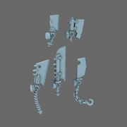 Space Orcs Cleavers LEFT - Only-Games