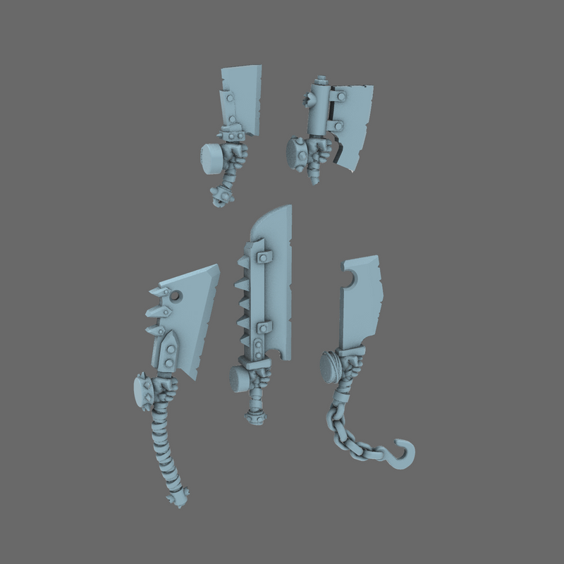 Space Orcs Cleavers LEFT - Only-Games