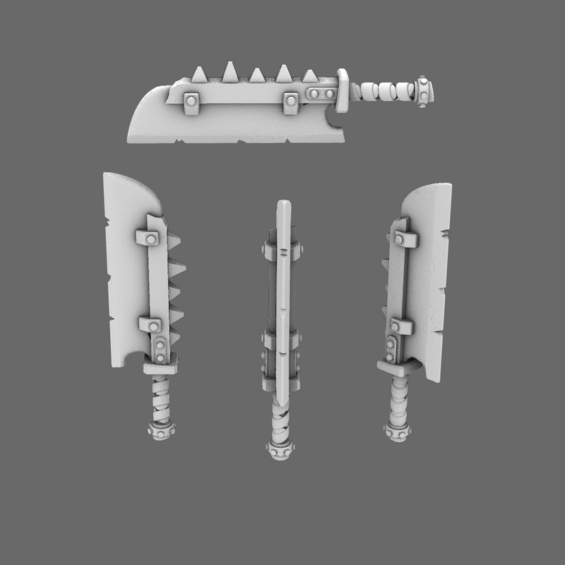 Space Orcs Cleavers NOHAND - Only-Games