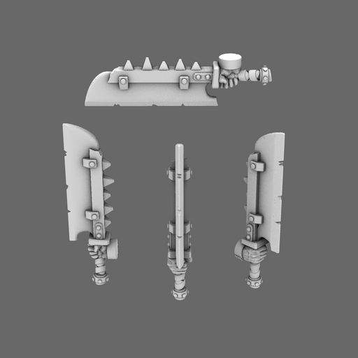 Space Orcs Cleavers RIGHT - Only-Games