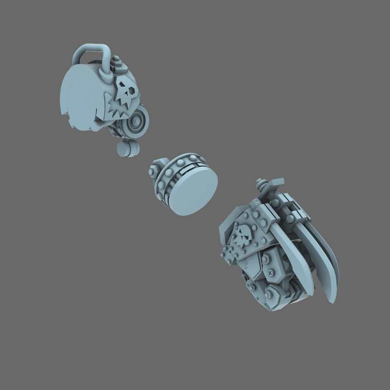 SO Blue Lads Elf Loot Power Claw Arm LEFT - Only-Games