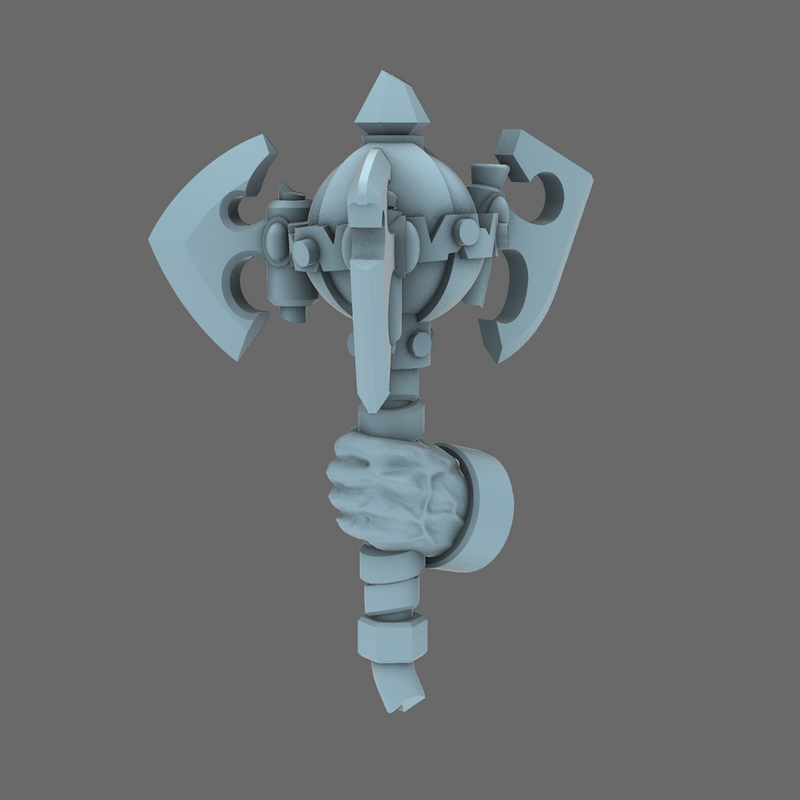 SO Blue Lads Elf Looted Axe Mauls LEFT - Only-Games