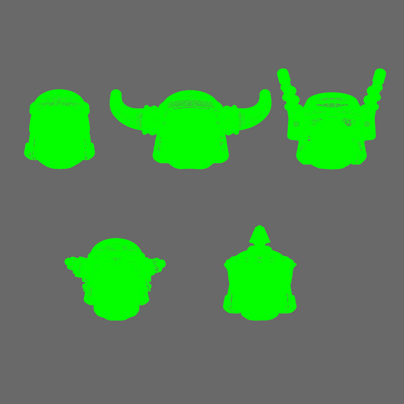 Space Orcs Lads Bucket Heads - Only-Games