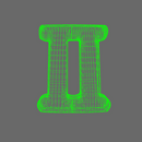 Space Knights V10K Standard Roman Numeral 02 Shoulder Symbols - Only-Games