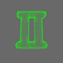 Space Knights V10B Standard Roman Numeral 02 Shoulder Symbols - Only-Games