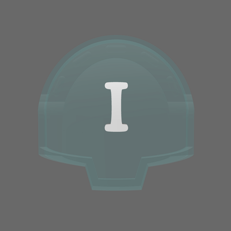 Space Knights DV04 Standard Roman Numeral 01 Shoulder Symbols - Only-Games