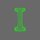 Space Knights V10R Standard Roman Numeral 01 Shoulder Symbols - Only-Games