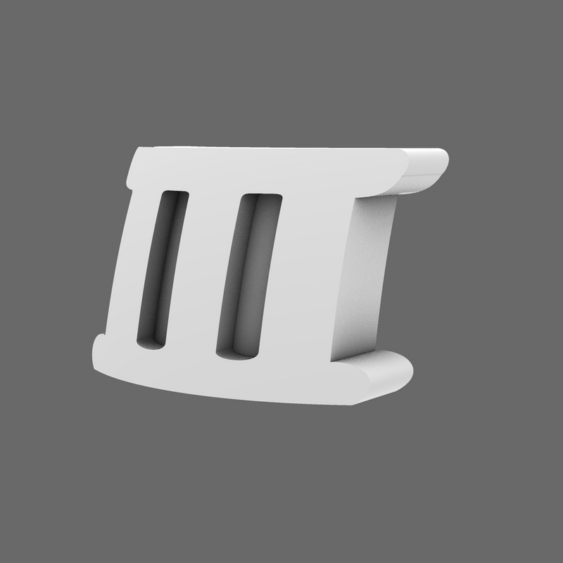 Space Knights V10K Standard Roman Numeral 03 Shoulder Symbols - Only-Games