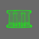 Space Knights DV04 Standard Roman Numeral 03 Shoulder Symbols - Only-Games