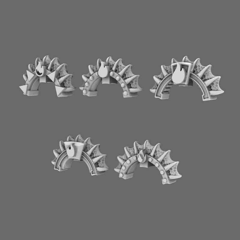 Dragon Knights Dragon Scale Crests x10 - Only-Games