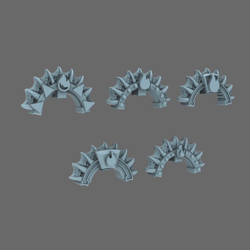 Dragon Knights Dragon Scale Crests x10 - Only-Games