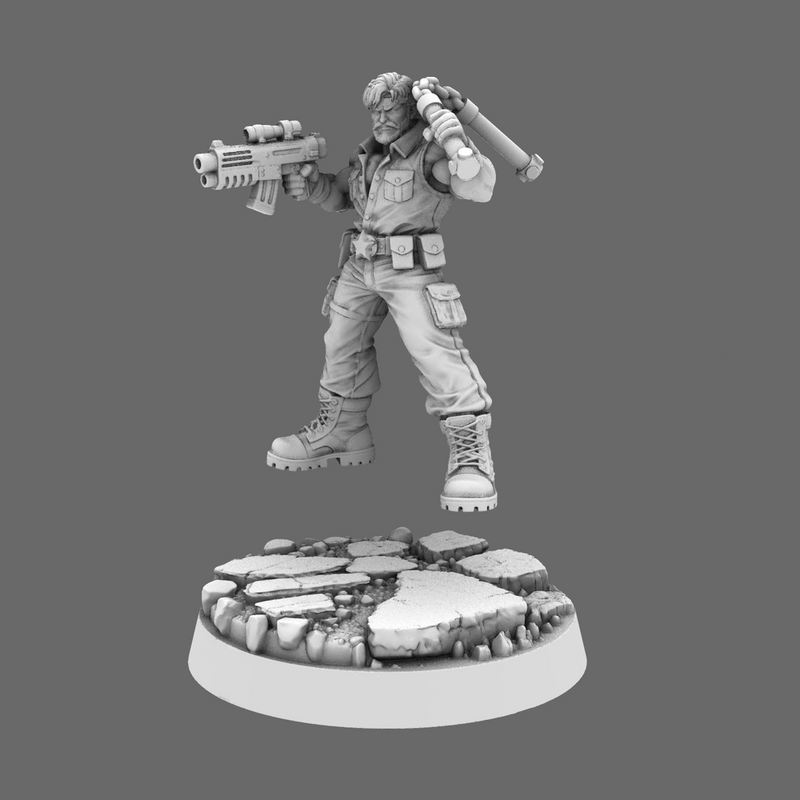 Colonial Troops Action Hero Chuck - Only-Games