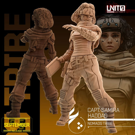 Cyberpunk - Capt. Samira Haddad - Nomad Tribes - Only-Games