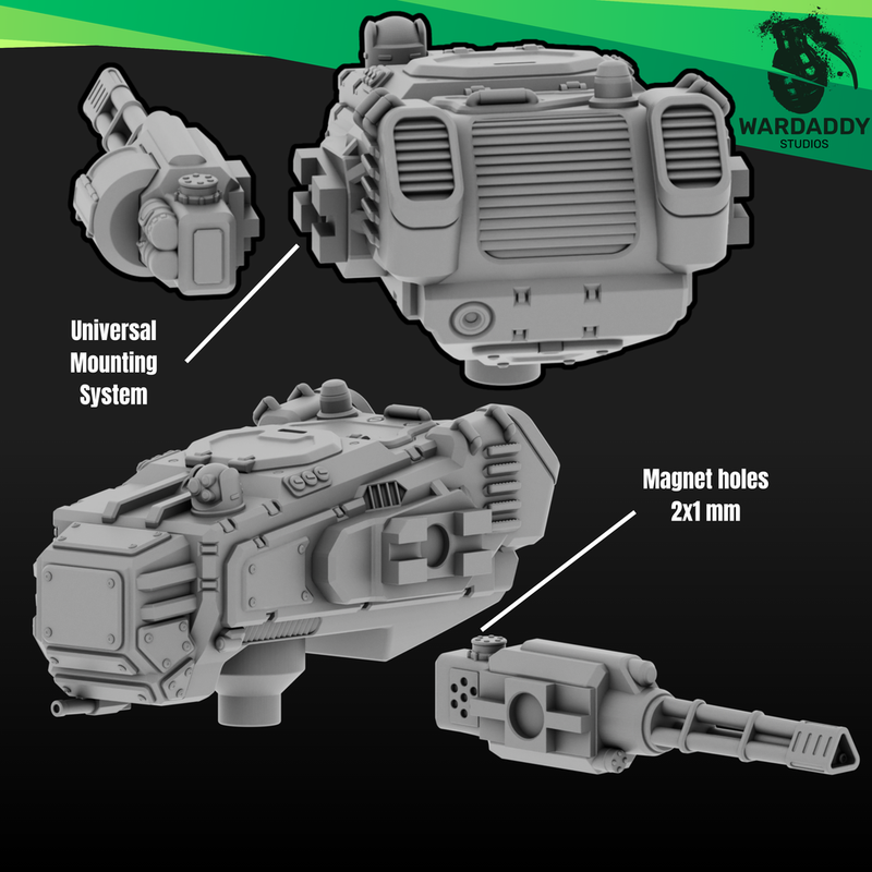 Sci-Fi - Skipjack Light Mech (10mm) (Multipart)