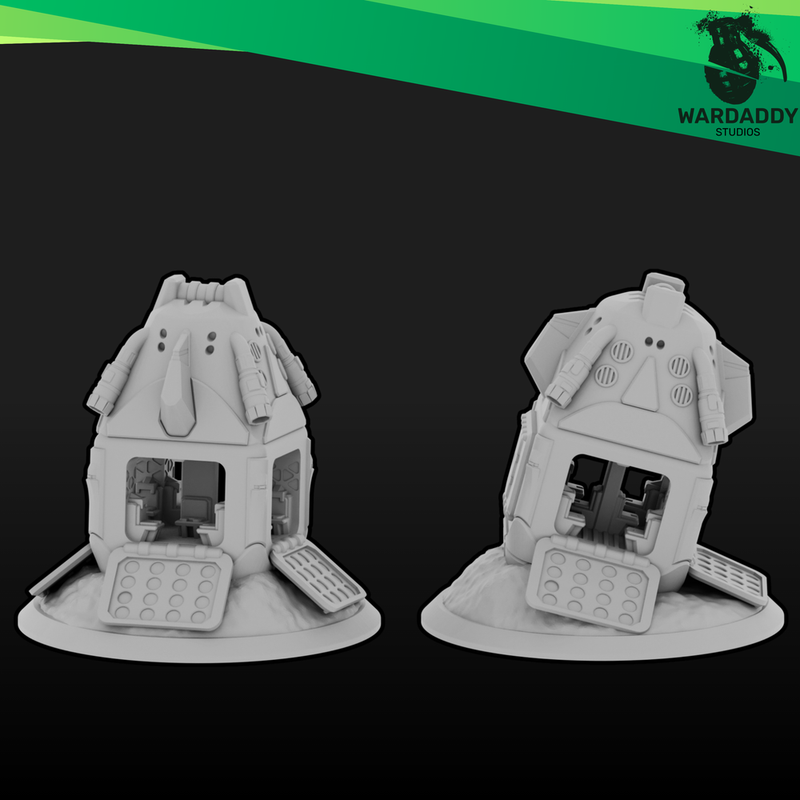 Squad Drop Pod (10mm)