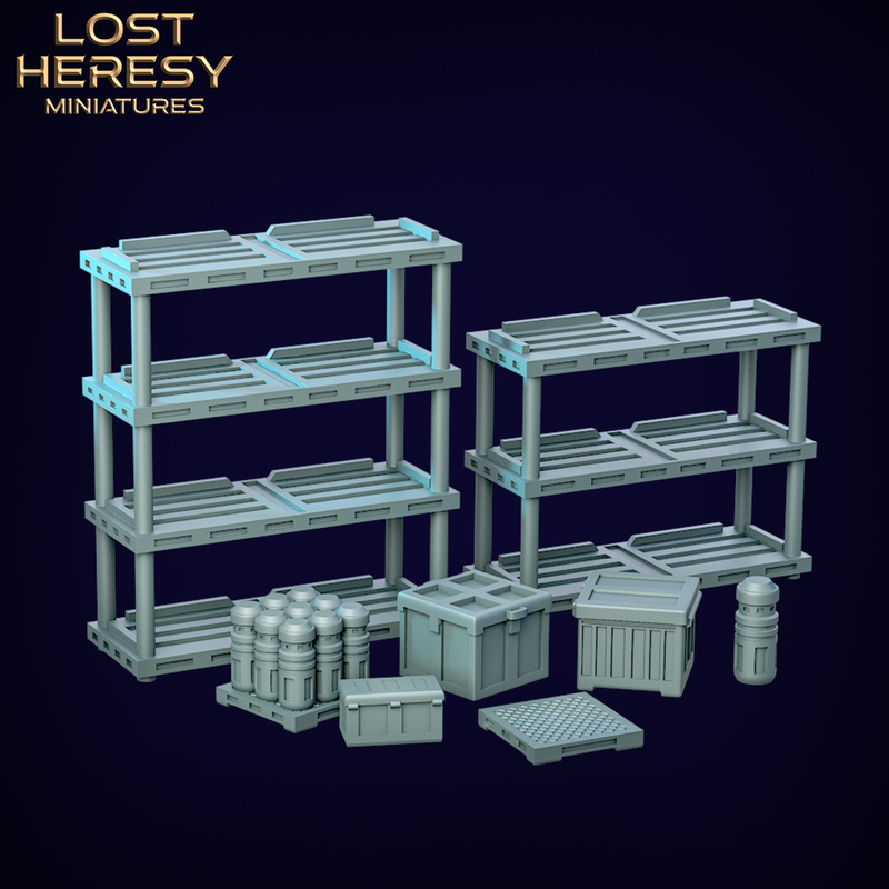 Space Station Characters and Equipment Bundle - Lost Heresy Miniatures ...