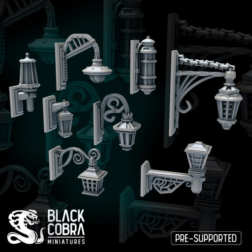 Street Wall Lamps - Only-Games