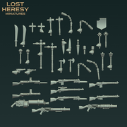 Trench Weapons Kitbashing Pack - Only-Games