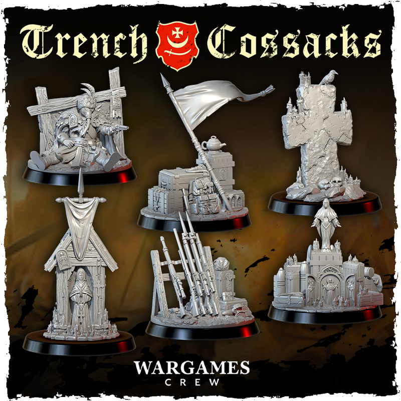 Trench Cossacks Objective Markers x6 - Only-Games