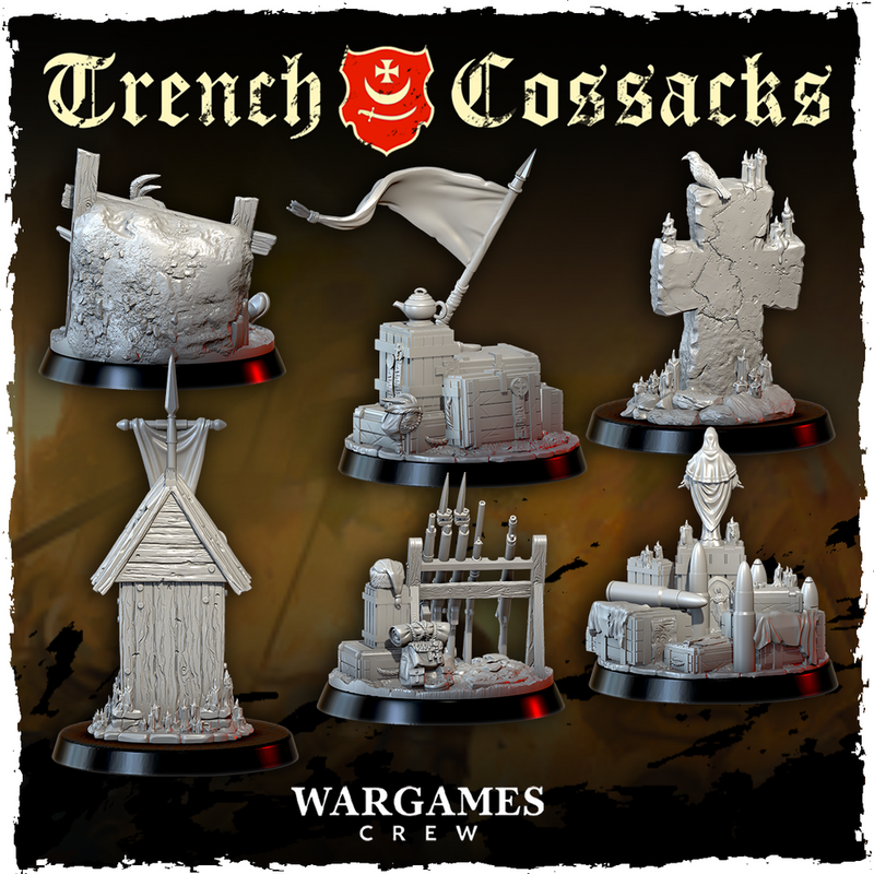 Trench Cossacks Objective Markers x6 - Only-Games