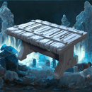 Barbarian Camp Table - Wooden Trestle Table STL, DnD & Wargaming Furniture